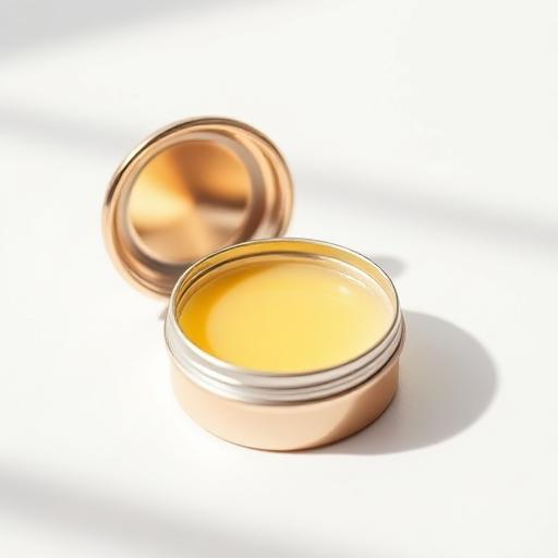 Solid perfume balm